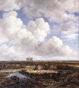 Jacob van Ruisdael View of Haarlem with Bleaching oil painting artist